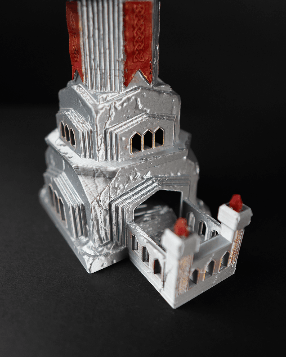 Dwarven Fortress Dice Tower – Stone Stronghold Roller