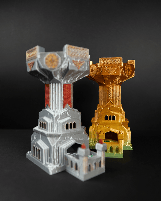 Dwarven Fortress Dice Tower – Stone Stronghold Roller