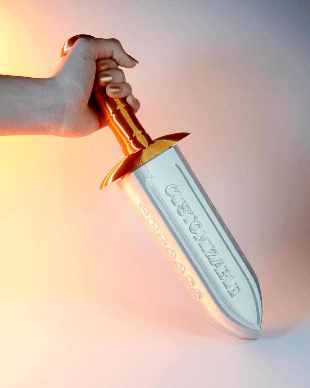 Custom Dagger Dice Case – 3D Printed Fantasy Prop for DND & Tabletop RPG Dice Storage