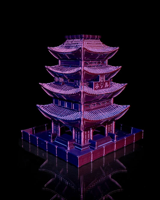 Asian Temple dice tower