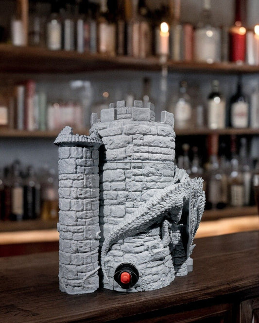 Dragon Dice Tower Wine Dispencer