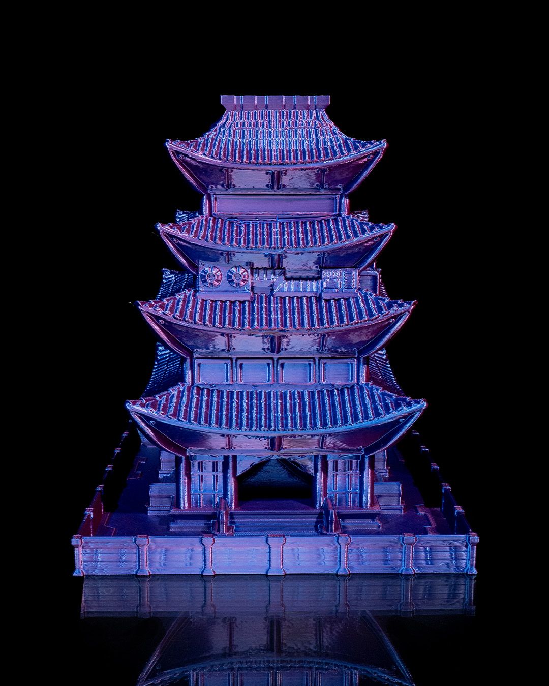 Asian Temple dice tower