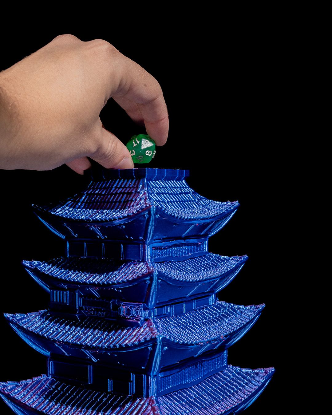 Asian Temple dice tower