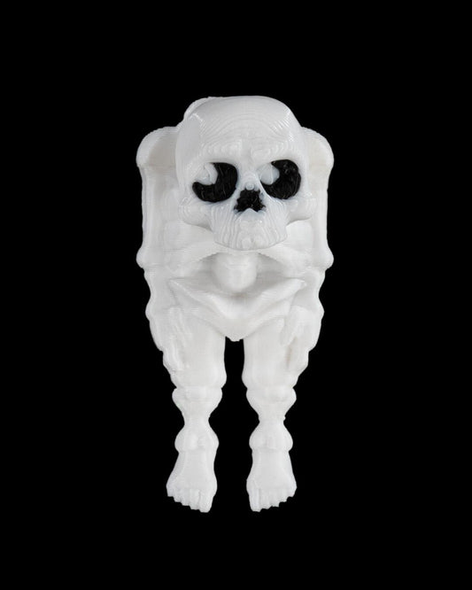 Skeleton Hanging Earrings – 3D Printed Skull Jewelry for Halloween or Everyday Style