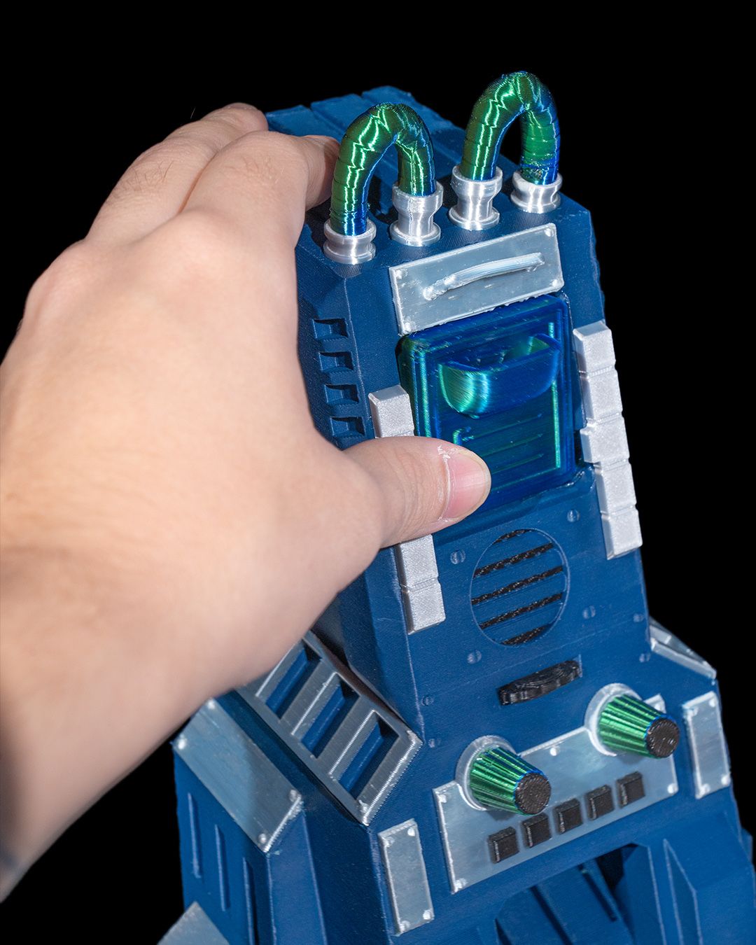 Control Panel Dice Tower – Hand Crafted Mad Science Dice Roller