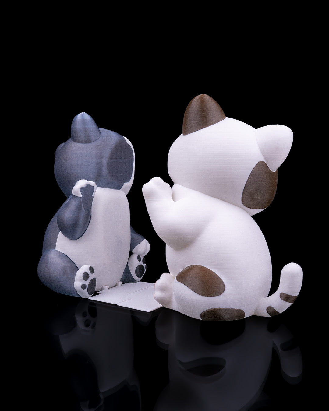 Playful Cats Book Ends
