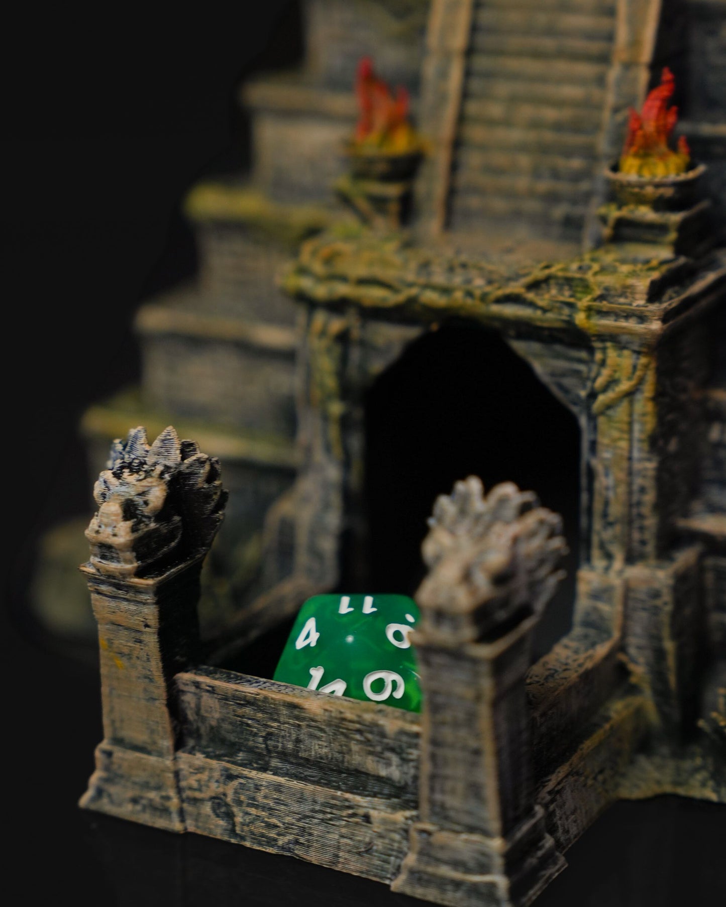 Ancient temple Dice tower