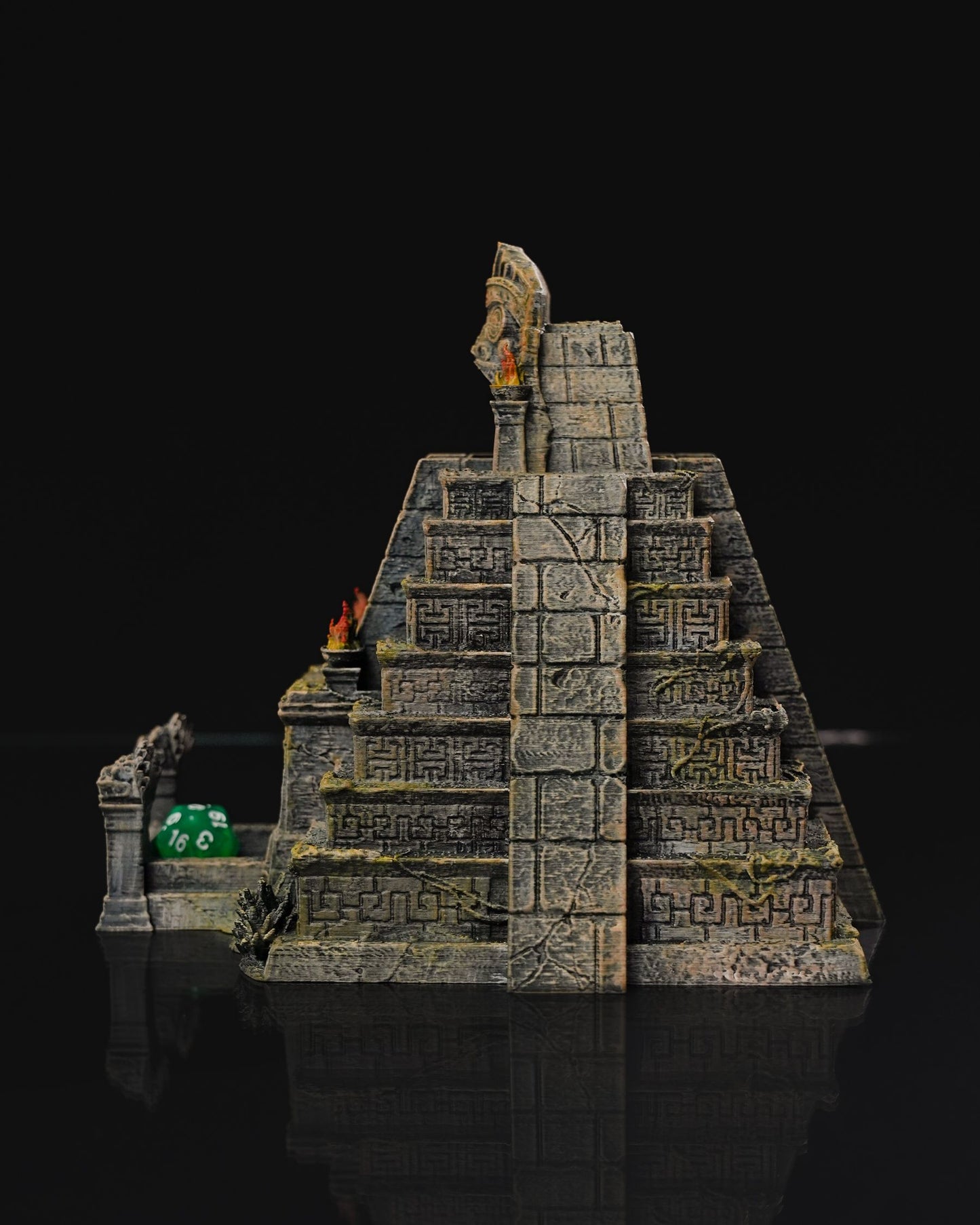 Ancient temple Dice tower