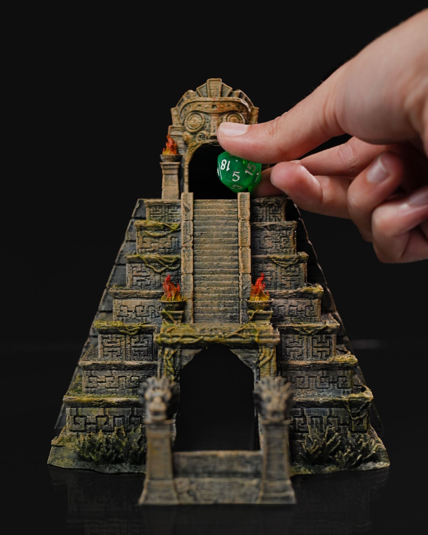 Ancient temple Dice tower