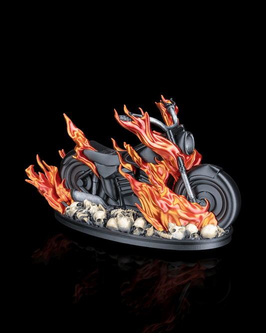 Hellfire Rider Biker Decor