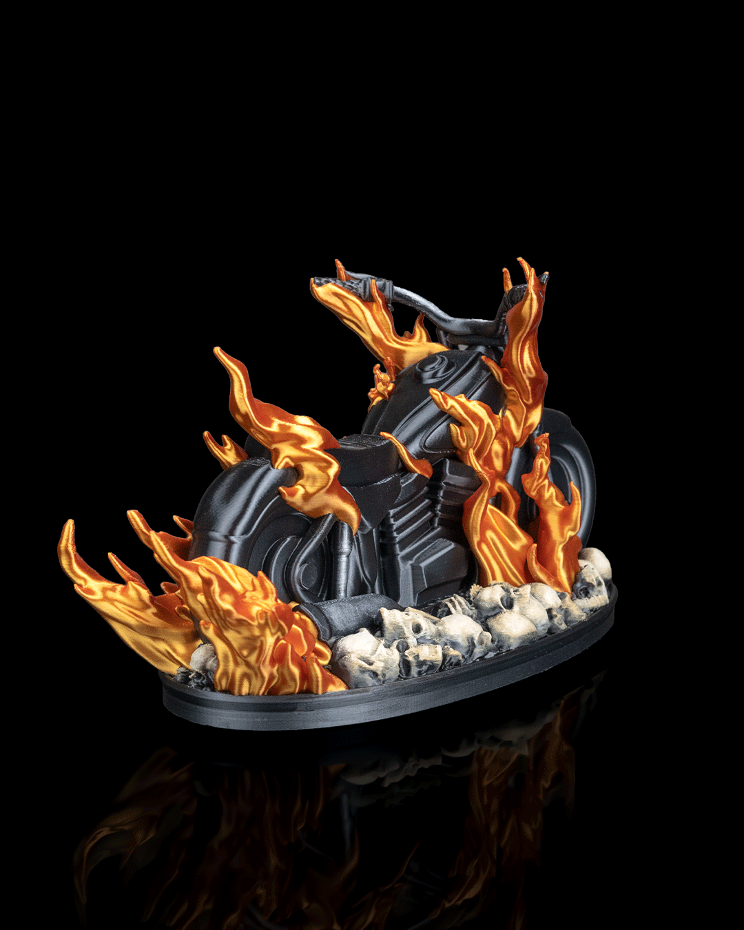 Hellfire Rider Biker Decor