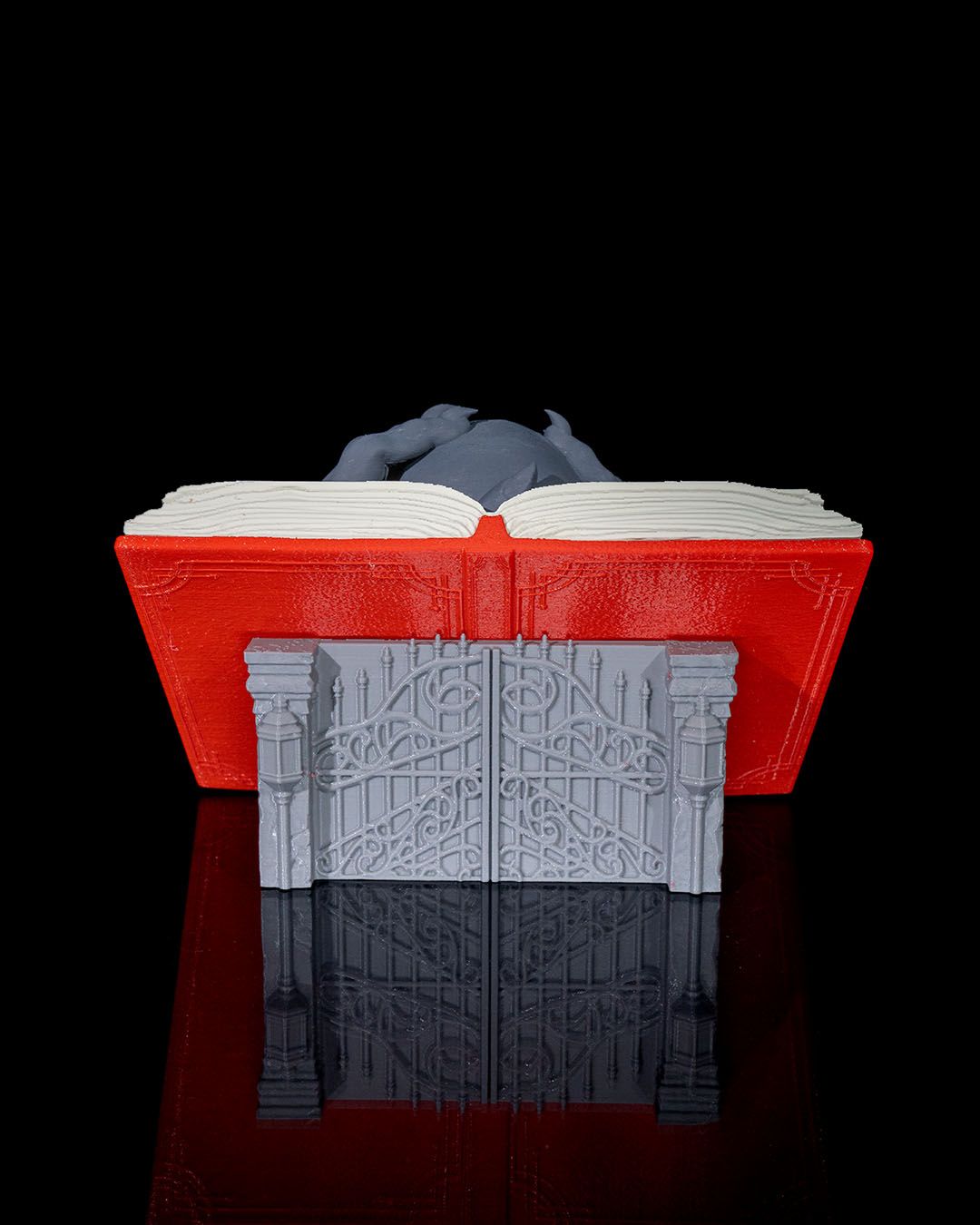 Horror Bookshelf Accent