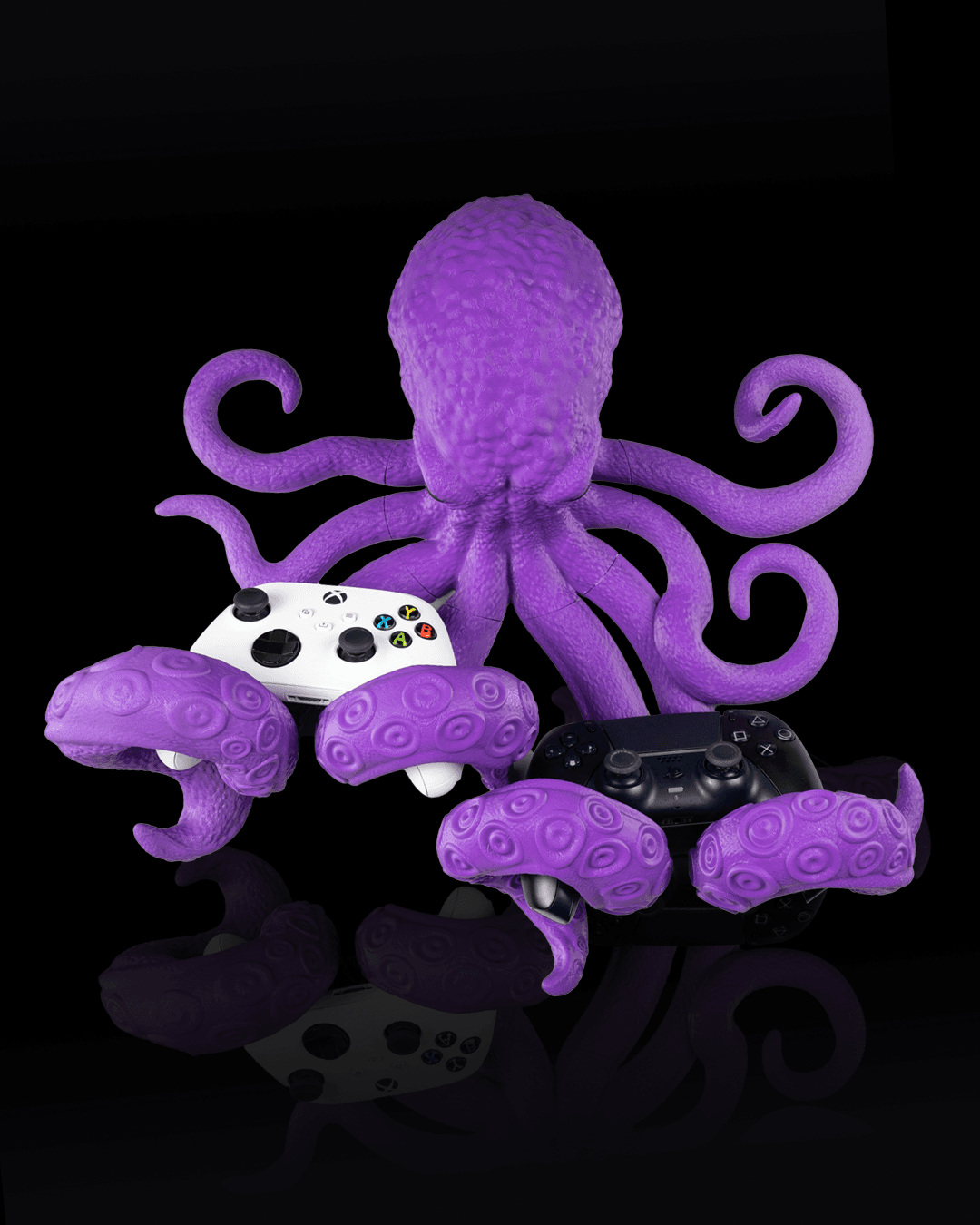 OctoTech Gaming Stand – 3D Printed Tentacle Stand for PS5, Xbox, or PC Gaming Setup (Copy)