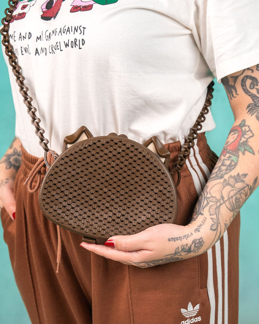 Flexi-Fabric Puppy Crossbody Bag