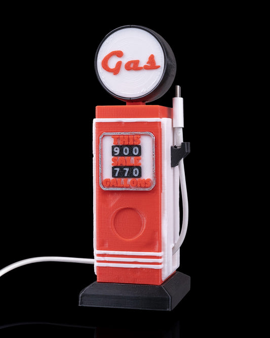 Retro Gas Pump Phone Charger Stand