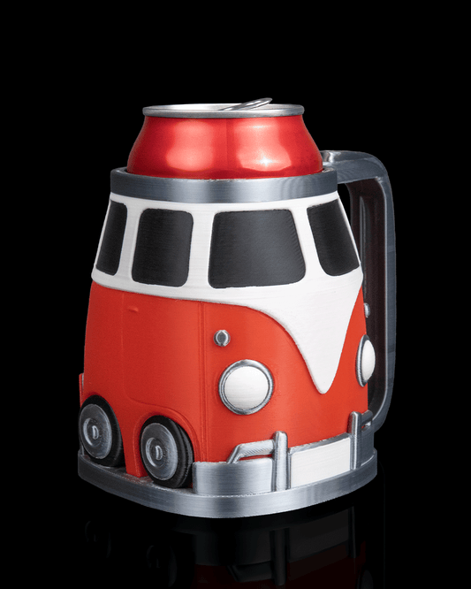 Retro Camper Van Can Holder Mug