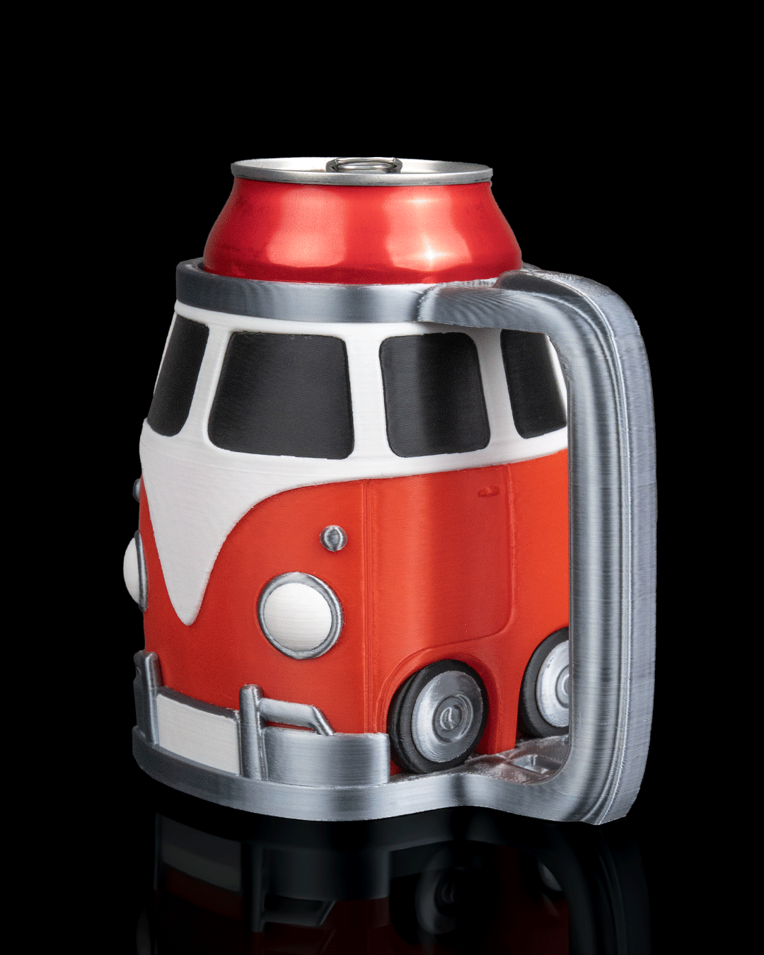 Retro Camper Van Can Holder Mug