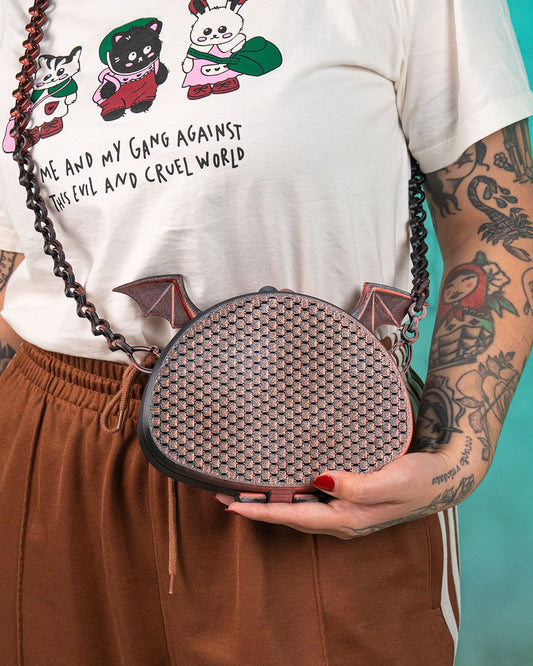 Flexi-Fabric Bat Wing Crossbody Bag