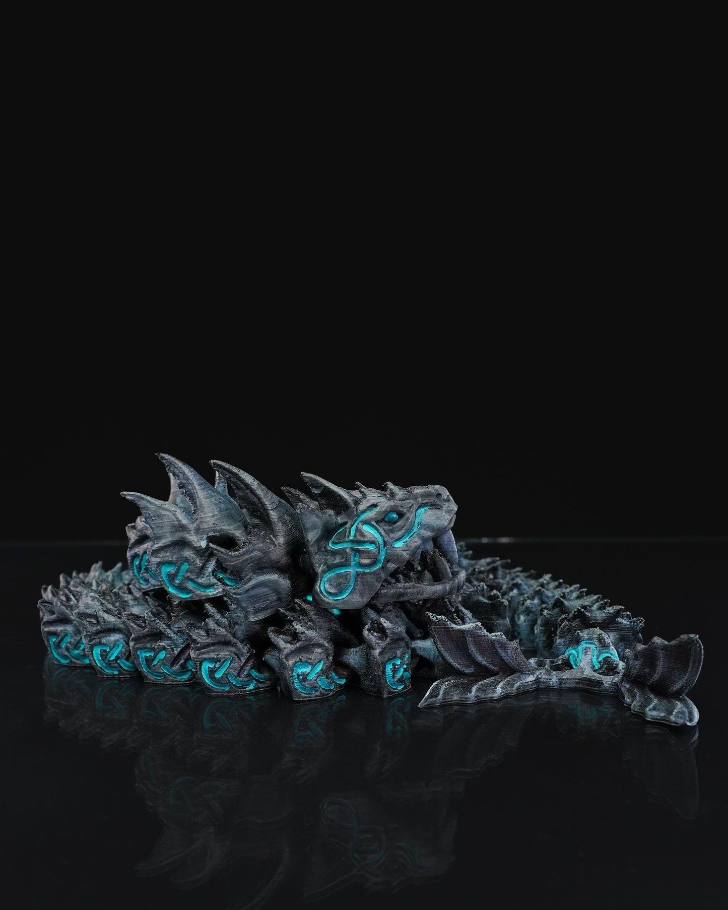 Articulated Sea Serpent – Poseable Nordic Dragon Figure for RPG Display or Fantasy Decor