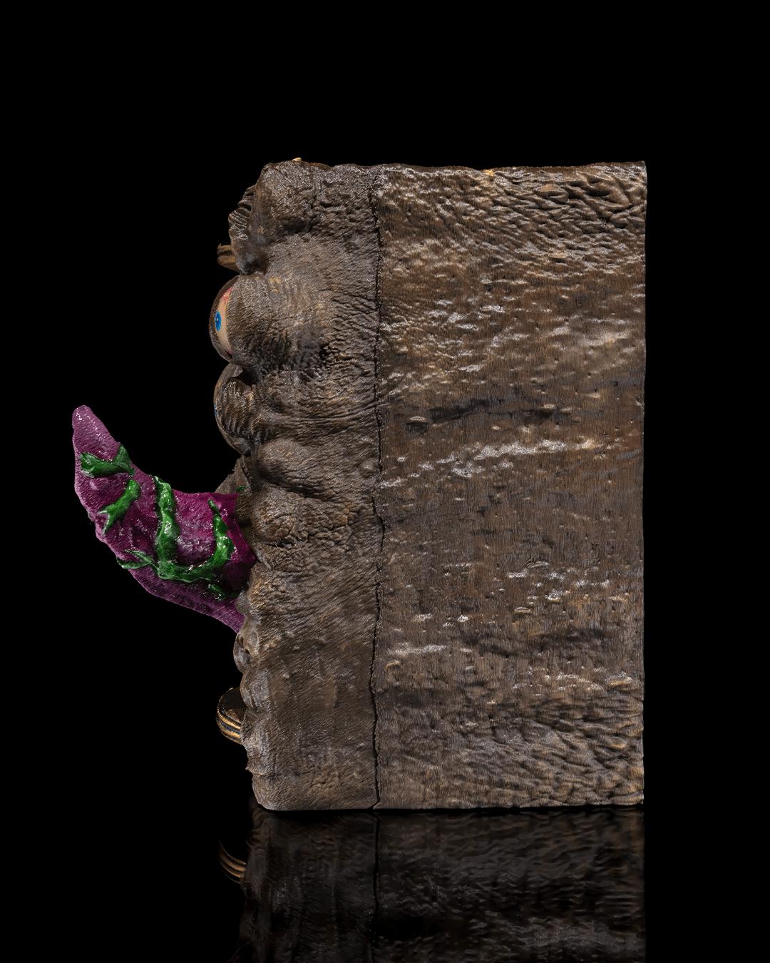 Mimic Book Nook – 3D Printed Fantasy Monster Bookshelf Insert for DND & Gothic Decor