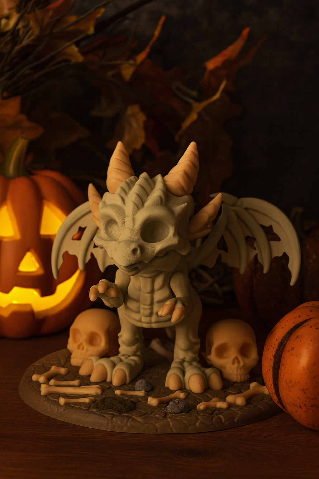 Boneclaw Dragon – Halloween Skull Decor