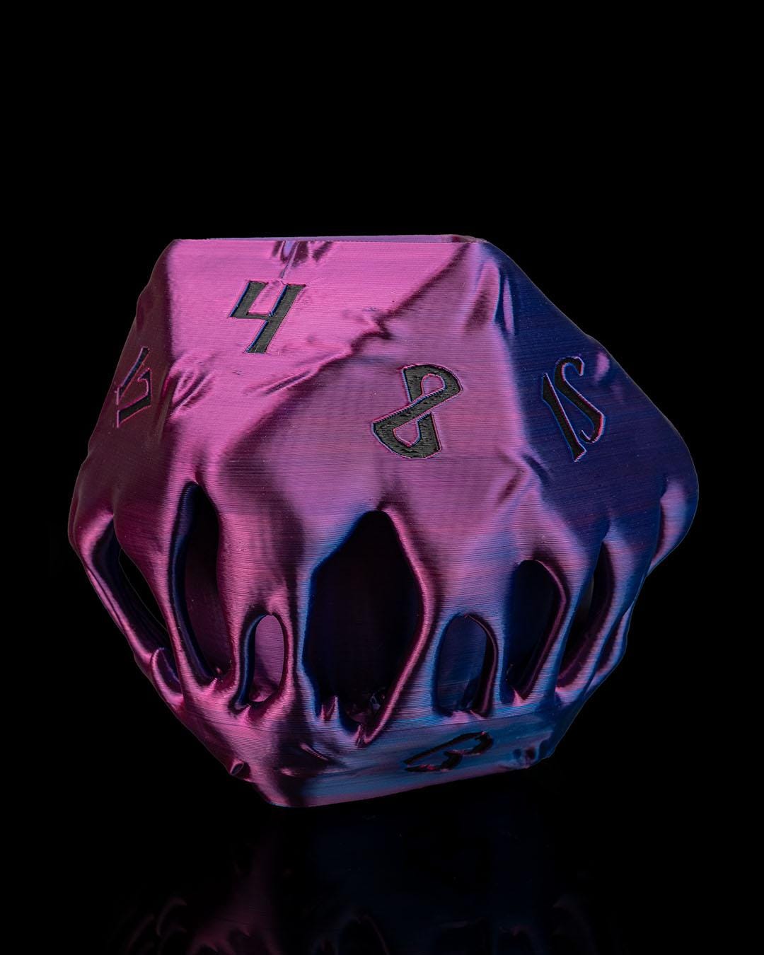 Mimic D20 Planter – 3D Printed Dice Monster Pot for DND & Nerdy Decor