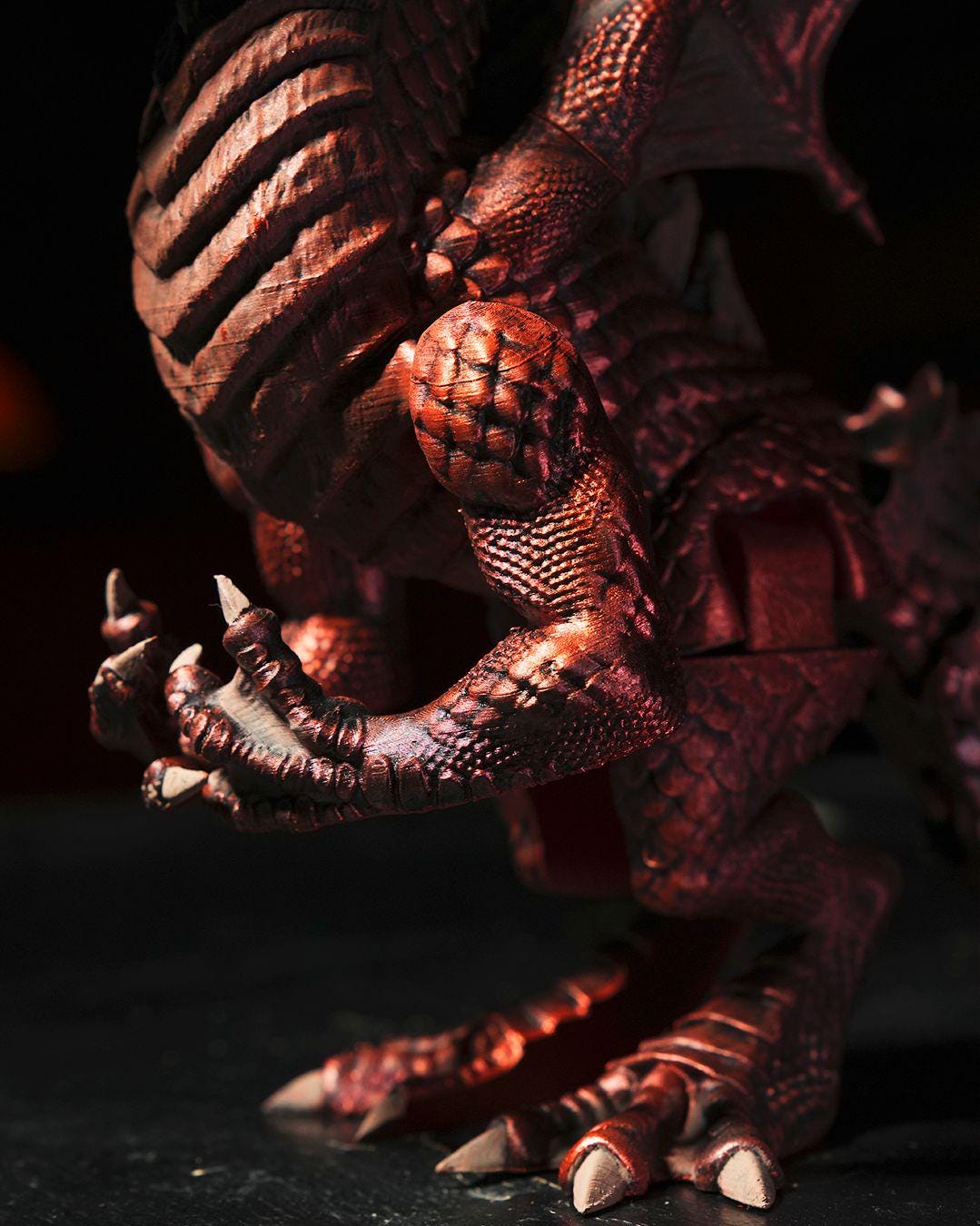 Epic Articulated Dragon | Posable Fantasy Figure | 3D Printed Gift for Fantasy Collectors, Dungeon Masters, or Dragon Lovers