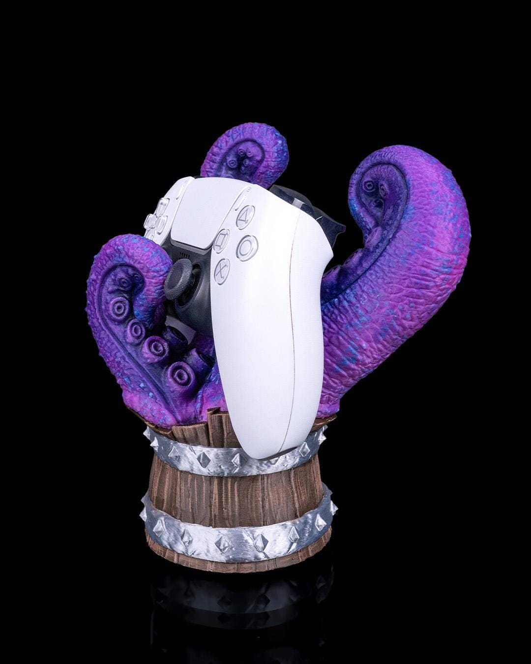 Kraken Controller Holder – 3D Printed Tentacle Stand for PS5, Xbox, or PC Gaming Setup