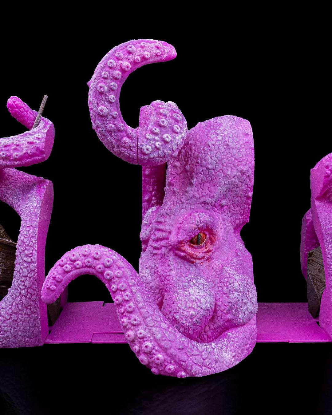 Kraken Octopus Bookends – 3D Printed Tentacle Decor for Nautical and Fantasy Bookshelves