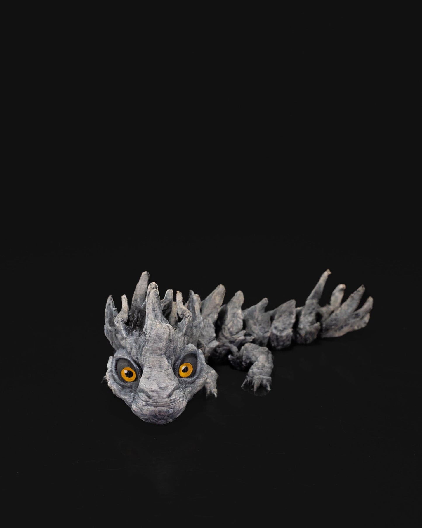 Mama Dragon and Baby Rock Articulated 3D Printed Fantasy Dragon Pair Gift set Cute Decor