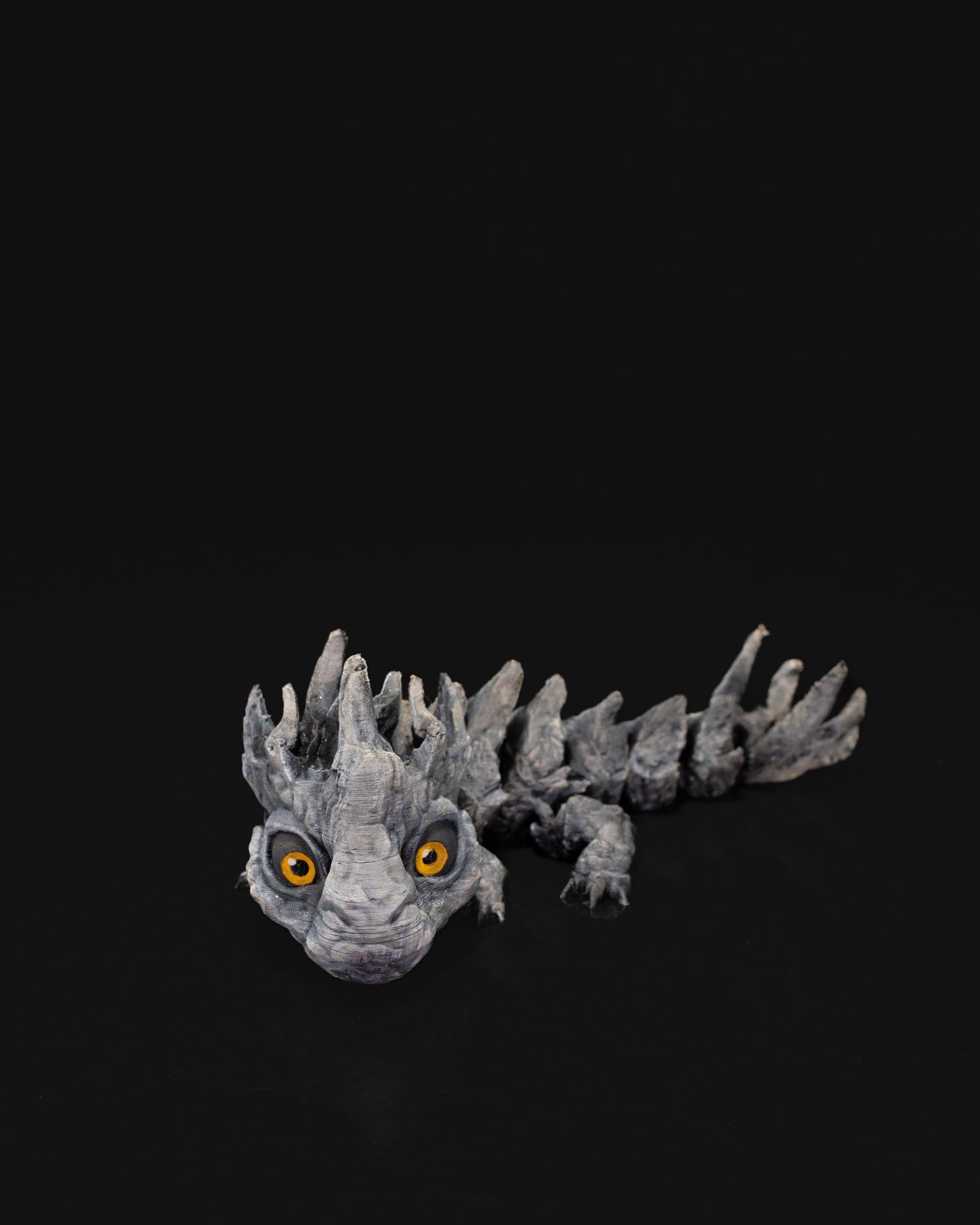 Mama Dragon and Baby Rock Articulated 3D Printed Fantasy Dragon Pair Gift set Cute Decor