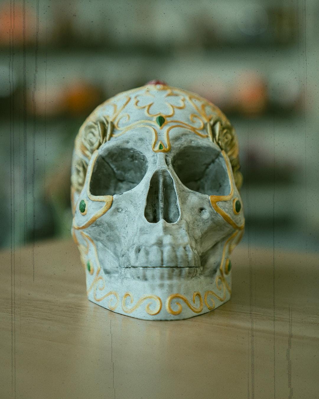 Skull deck box with card and dice storage, 3D printed for MTG, Pokémon, and tabletop games