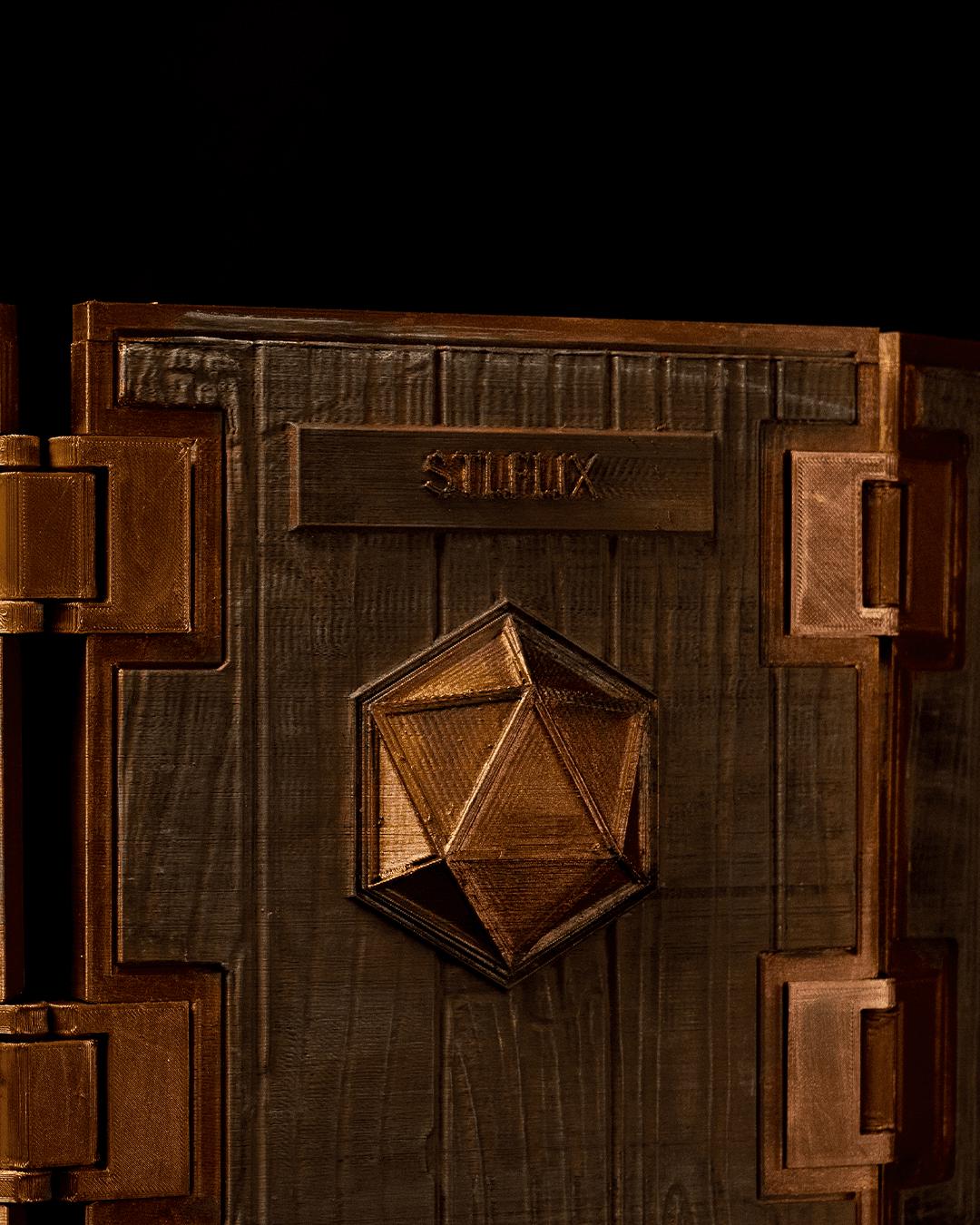Custom DM Shield 3D Printed and Hand Painted Dungeon Master Screen Tabletop RPG Game Master Gift for DND or Pathfinder