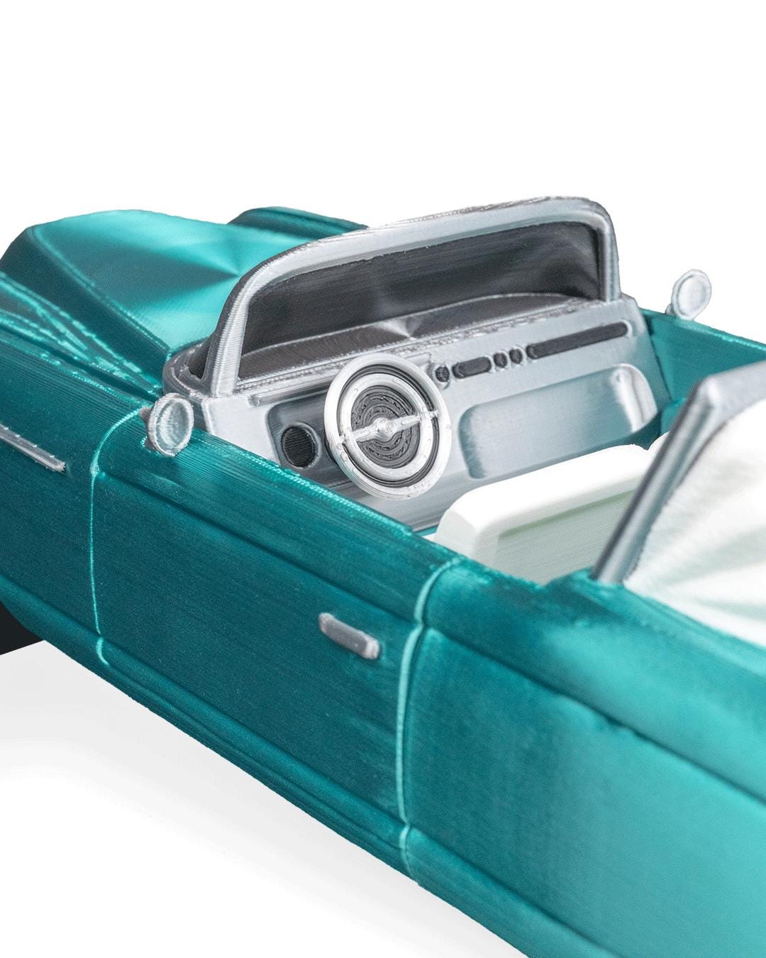 Retro Car Phone Holder 3D Printed Mobile Stand for Desk or Gift Vintage Style Cruise Decor