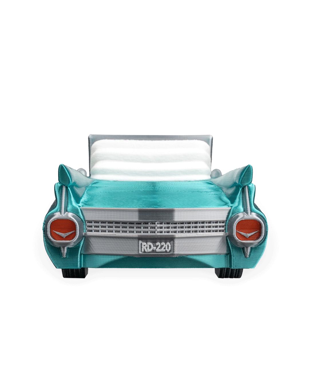 Retro Car Phone Holder 3D Printed Mobile Stand for Desk or Gift Vintage Style Cruise Decor