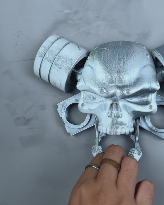 Piston Skull Door Knocker