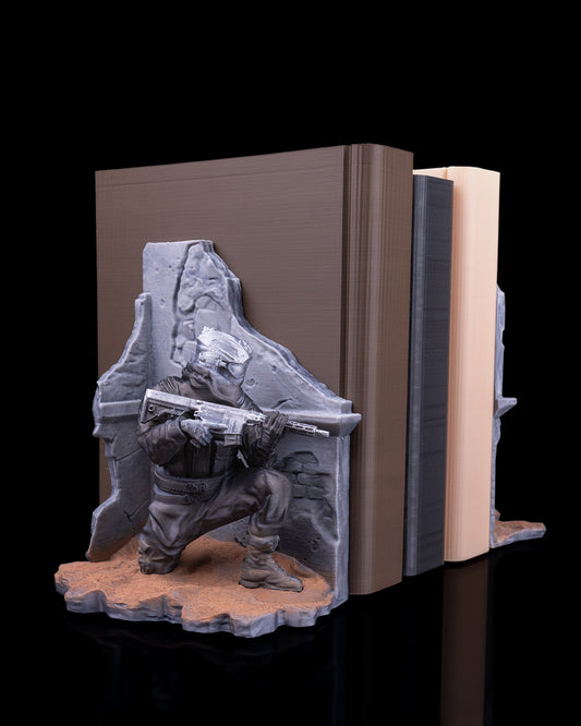 Steampunk Explorer Book Ends