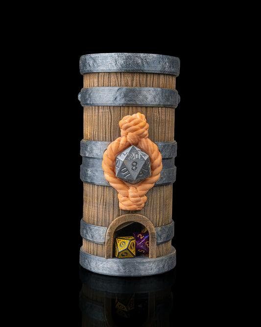 Barrel of luck Dice tower