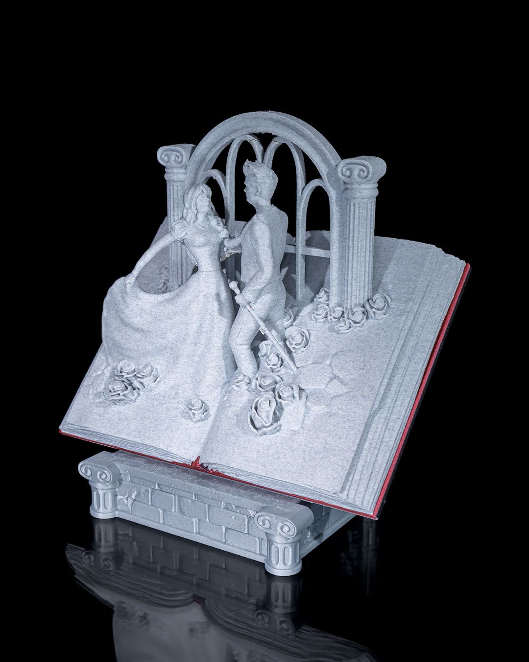 Romance Bookshelf Accent