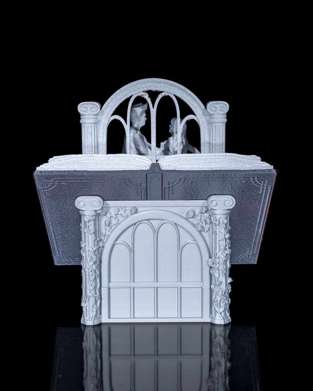 Romance Bookshelf Accent