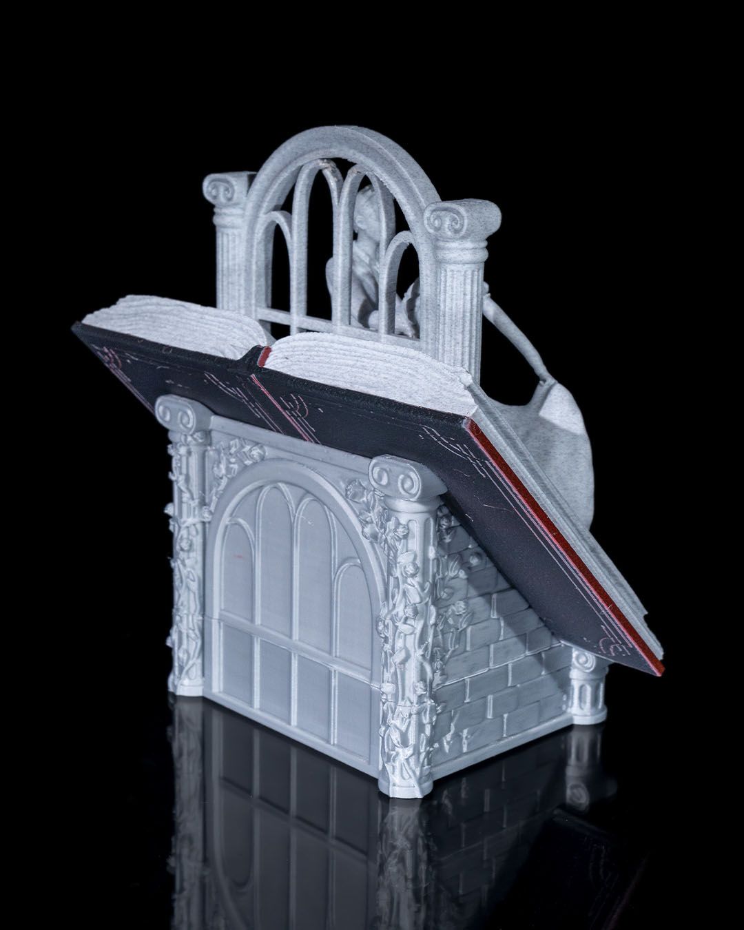 Romance Bookshelf Accent