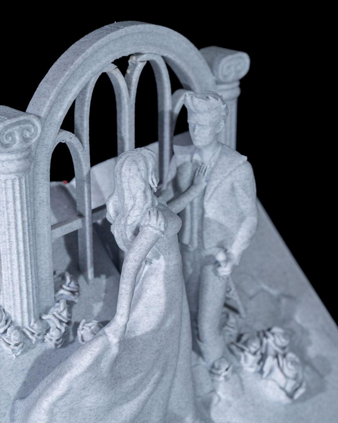 Romance Bookshelf Accent