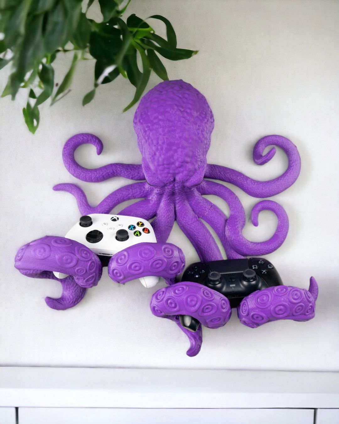 OctoTech Gaming Stand – 3D Printed Tentacle Stand for PS5, Xbox, or PC Gaming Setup (Copy)