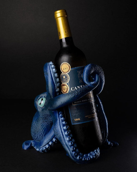 Octopus Wine Holder | 3D Printed Kraken Bottle Display | Nautical Bar Decor | Tentacle Wine Rack Gift | Sea Creature Centerpiece