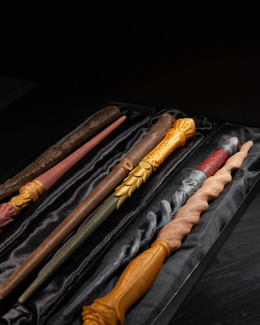 Custom Wizard Wand 3D Printed Fantasy Prop Personalized Magic Wand Gift for Collectors or Fans custom hand painted wand