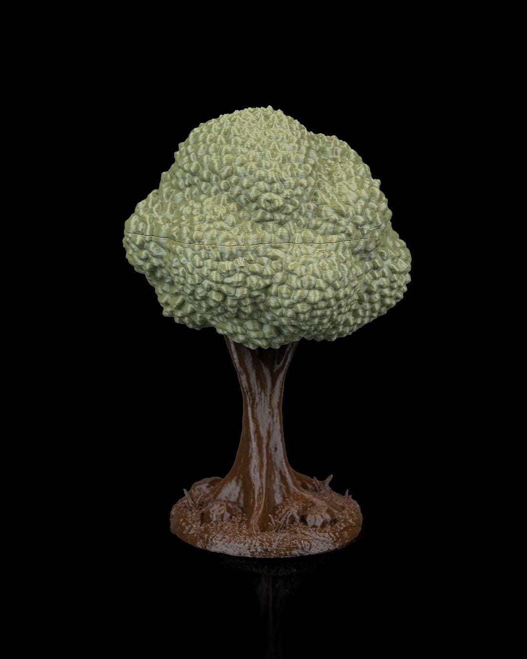 44 piece Village Terrain Set 3D Printed Trees Paths Walls for DND TTRPG Diorama Scenery Modular Prop Kit
