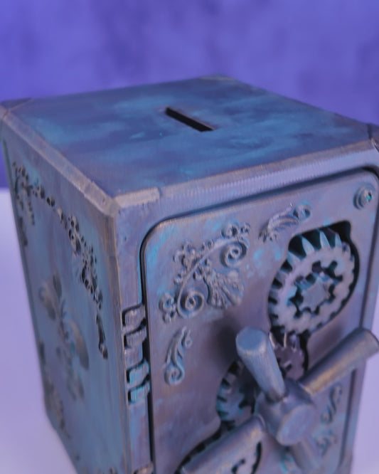 Steampunk Vault Coin Bank