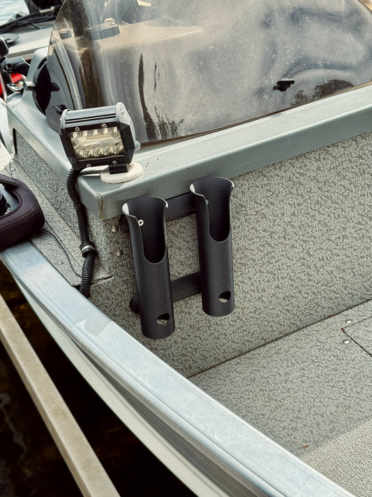 Heavy Duty Boat Rod Holder | Single & Double Mount | Fishing Holder
