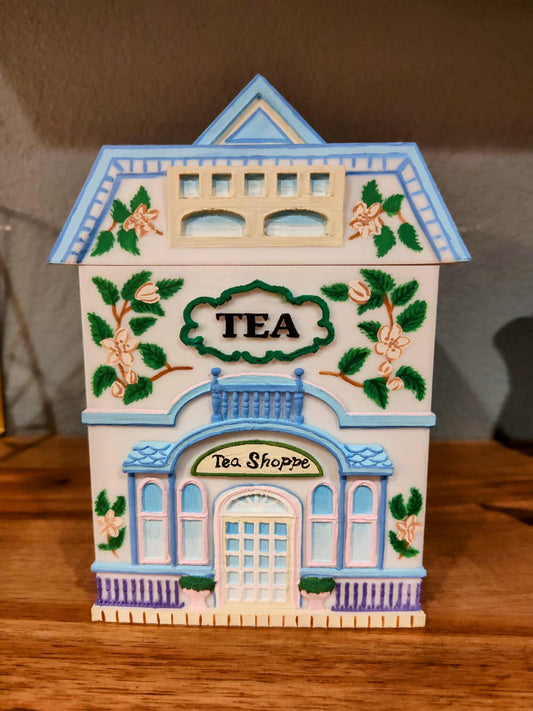 Vintage Inspired Tea Canister – Handcrafted Decorative Storage